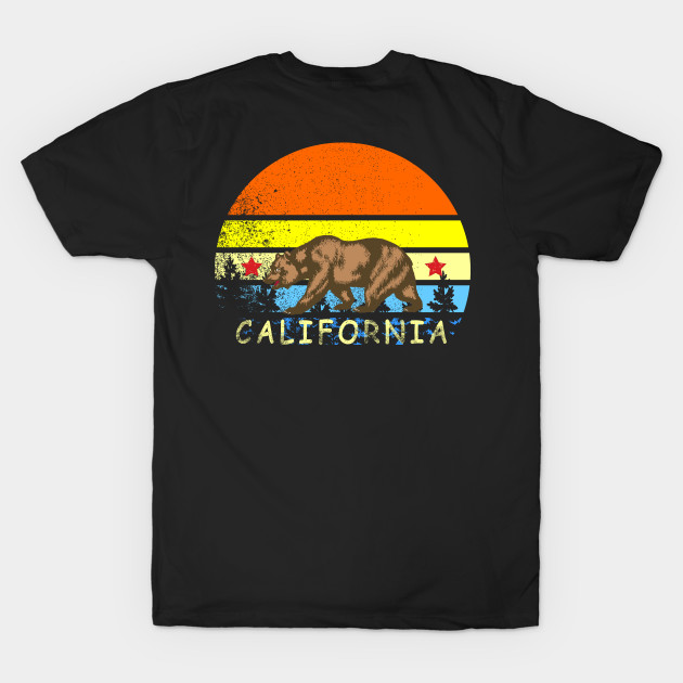 Awesome California Retro vintage Full moon Bear by S-Log